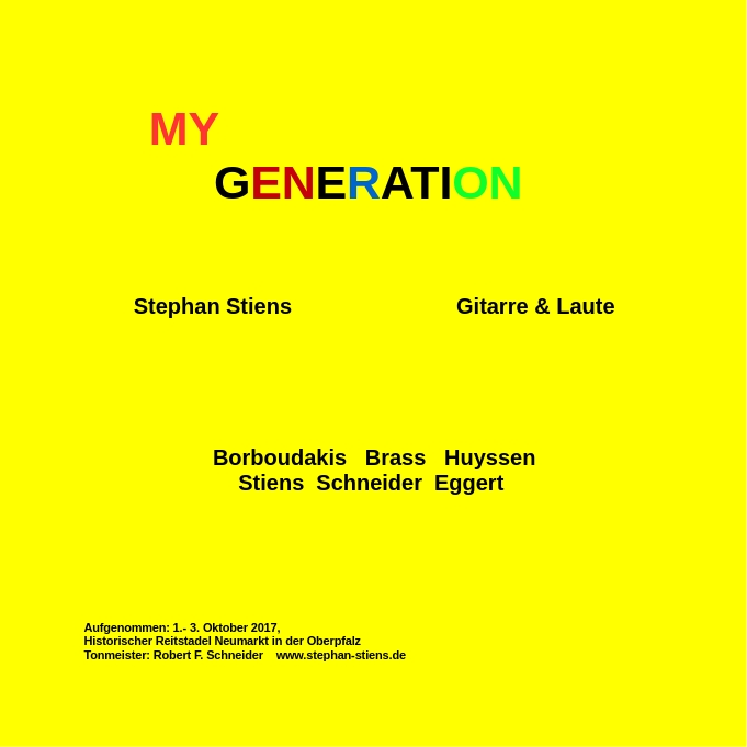 Stephan Stiens - My Generation